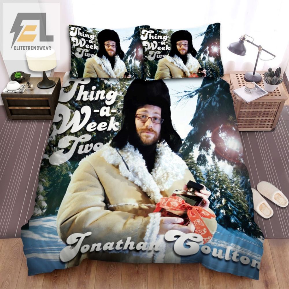 Quirky Jonathan Coulton Album Bedding  Sleep With A Smile