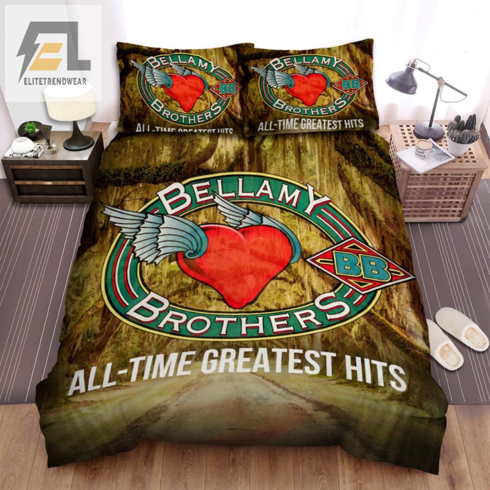 Comfy With The Bellamy Brothers Hit Tunes Bedding Set