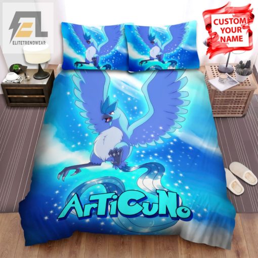 Catch Zzzs With Articuno Sparkling Blue Bedding Magic elitetrendwear 1