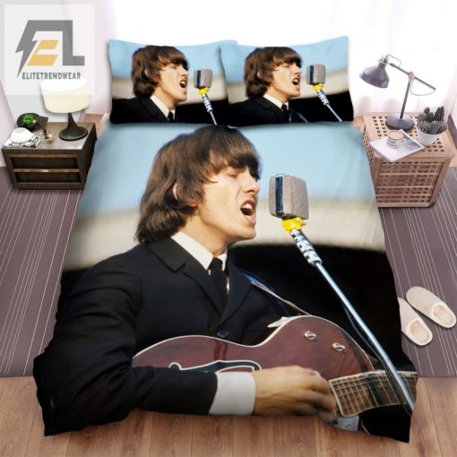 Sleep With George Harrison Cozy Comforter Bedding Sets elitetrendwear 1