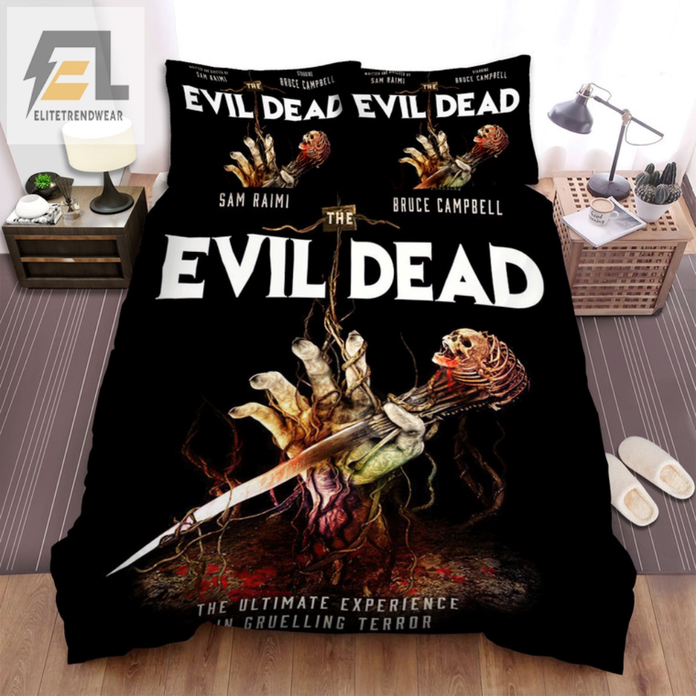 Evil Dead Devils Hand Bedding  Rest In Peaceful Pieces