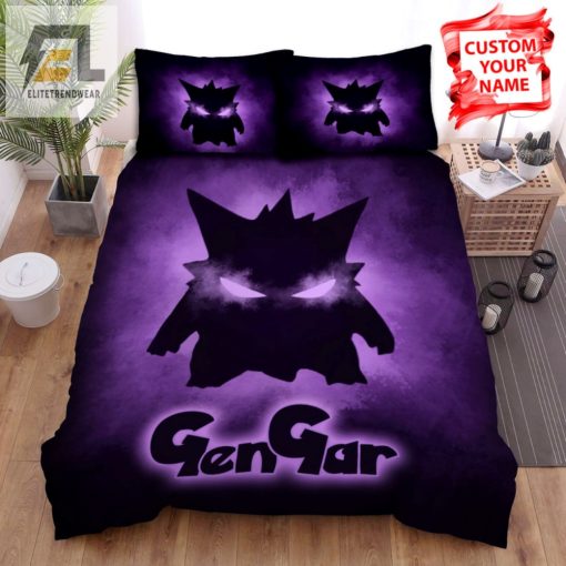 Sleep With Gengar Custom Spooky Pokemon Bedding Sets elitetrendwear 1