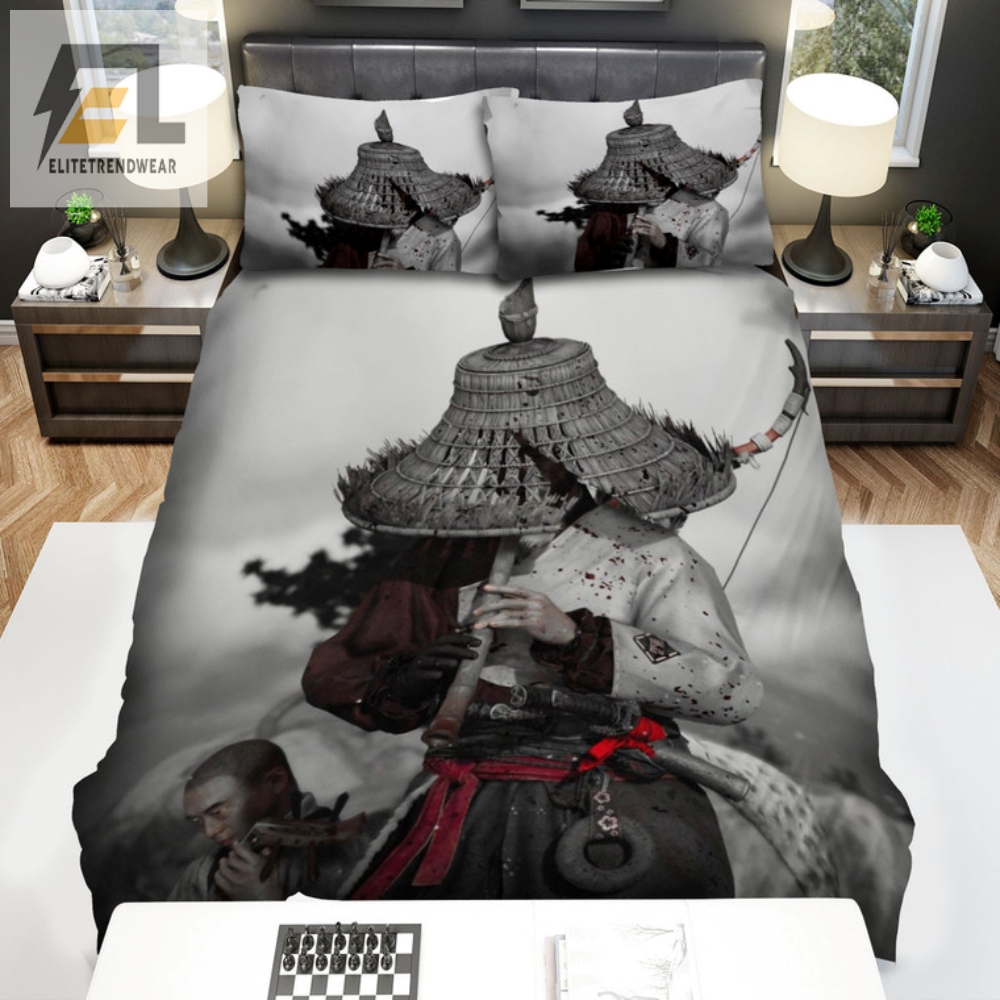 Funny Ghost Of Tsushima Flute Players Bedding Set