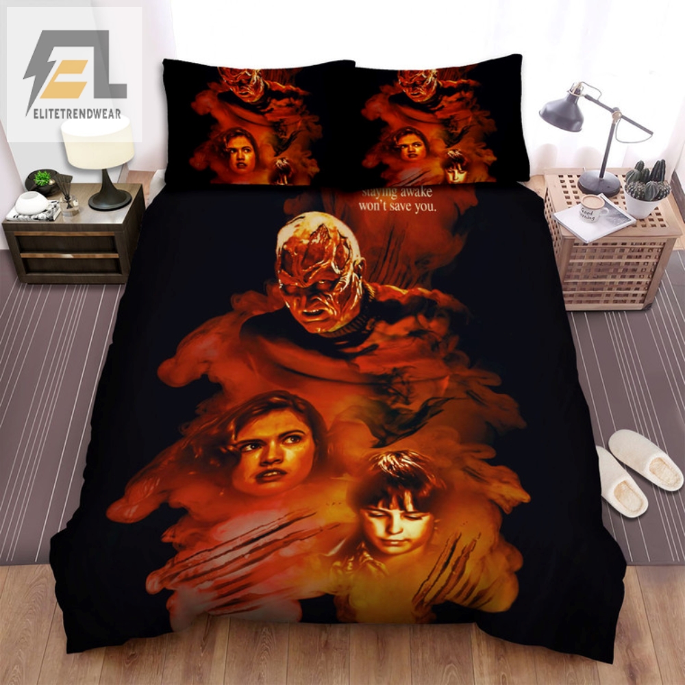 Stay Awake Funny Nightmare Bedding  Unique Duvet Cover Set