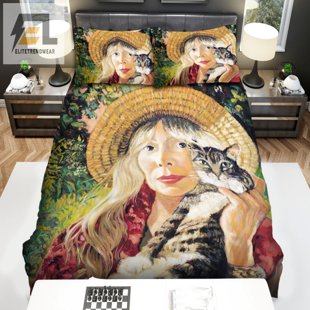 Tame Your Bed With Joni Mitchell Tiger Bedding  Purrfection