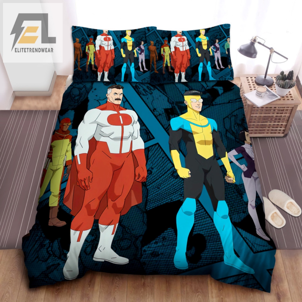 Superhero Snooze Invincible Comic Bedding For Epic Dreams