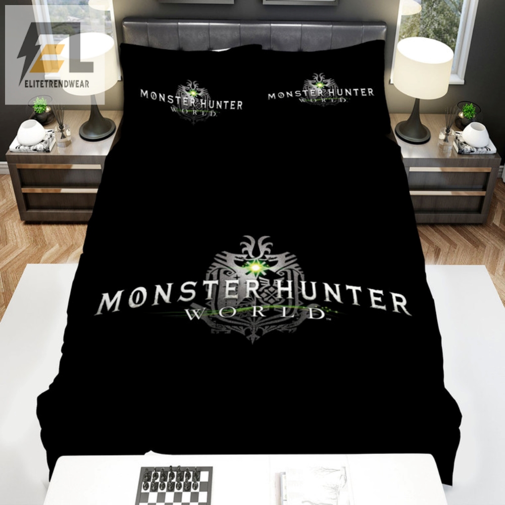 Sleep Like A Hunter Funny Monster Hunter Bedding Sets