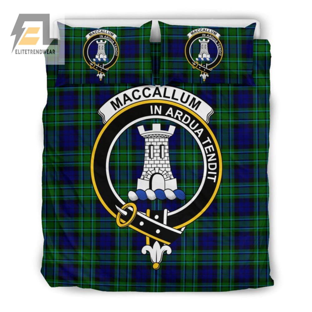 Snuggle Up Scottish Maccallum Clan Tartan Bedding Set