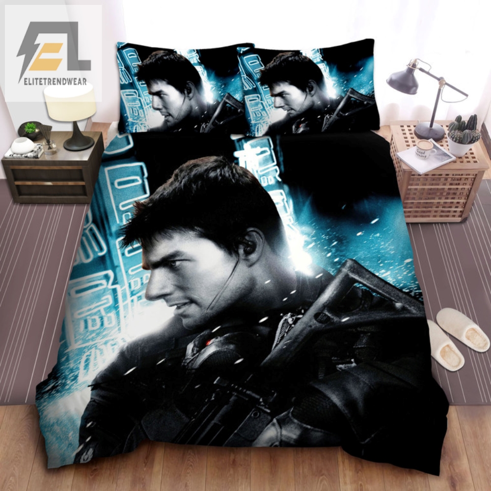 Sleep Like Ethan Hunt Hilarious Tom Cruise Bedding Set elitetrendwear 1