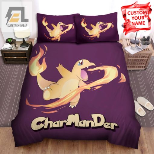 Snuggle Like Charmander Cozy Ember Bedding Sets elitetrendwear 1