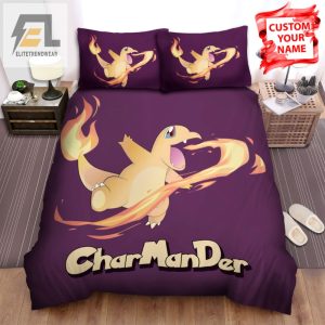 Snuggle Like Charmander Cozy Ember Bedding Sets elitetrendwear 1 1