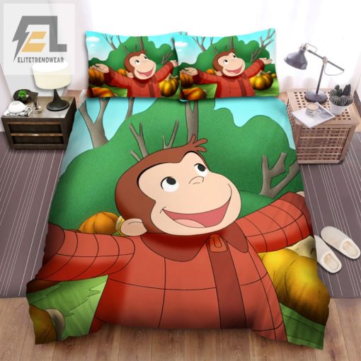 Curious George Peaceful Bed Set Hilarious Unique Bedding elitetrendwear 1