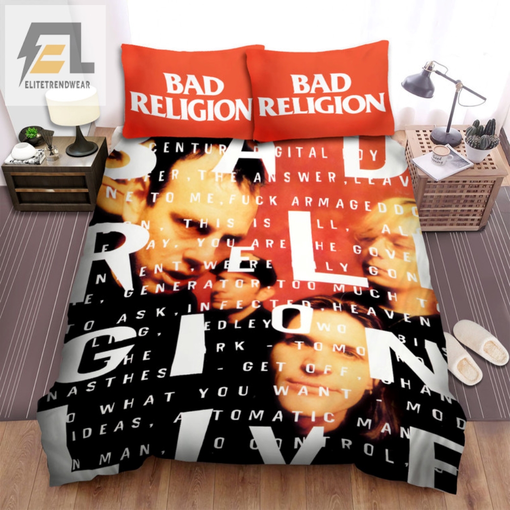 Sleep With Bad Religion 1995 Live Duvet Cover Set