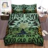 Snuggle Like A Salmon Quirky Retro Bedding Set elitetrendwear 1