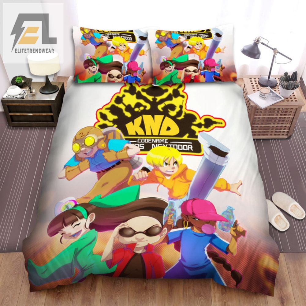 Quirky Knd Bedding Sleep In Cartoon Missions