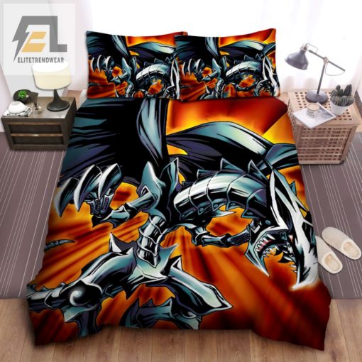 Sleep Like A Dragon Red Eyes Black Metal Yugioh Bedding elitetrendwear 1