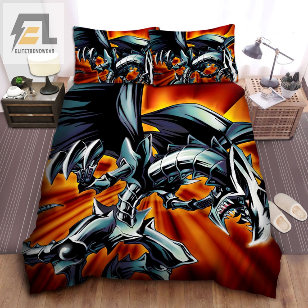 Sleep Like A Dragon Red Eyes Black Metal Yugioh Bedding