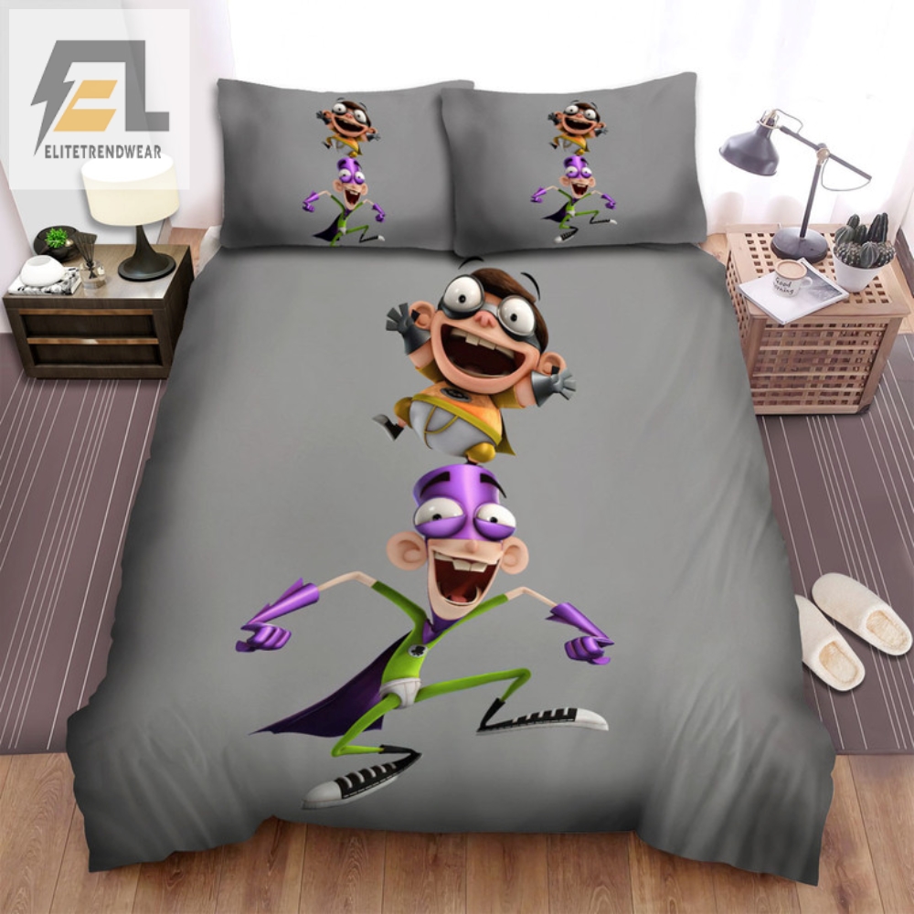 Quirky Fanboy  Chum Chum Head Bed Sheets  Unique  Fun