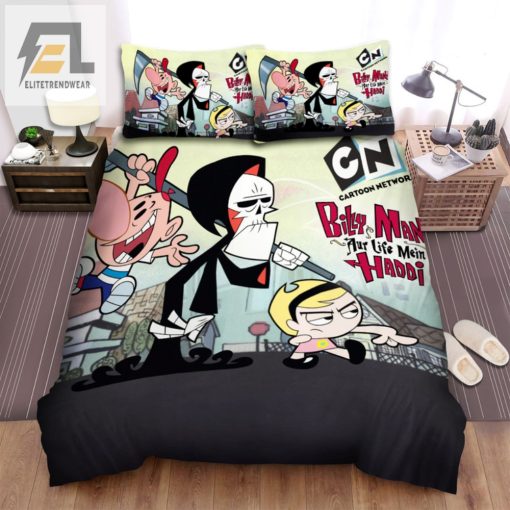 Billy Mandy Funny Duvet Cover Unique Bedding Set elitetrendwear 1