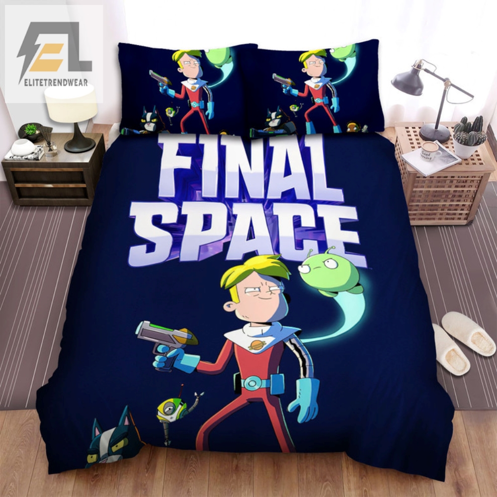 Snuggle With Gary  Friends Final Space Fun Bedding Set