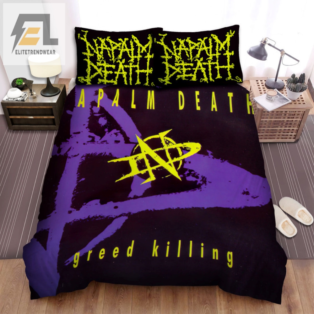 Sleep In Chaos Napalm Death Bedding Sets  Rock Your Dreams