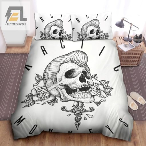 Rock Your Sleep Arctic Monkeys Skull Bedding Sets elitetrendwear 1 1