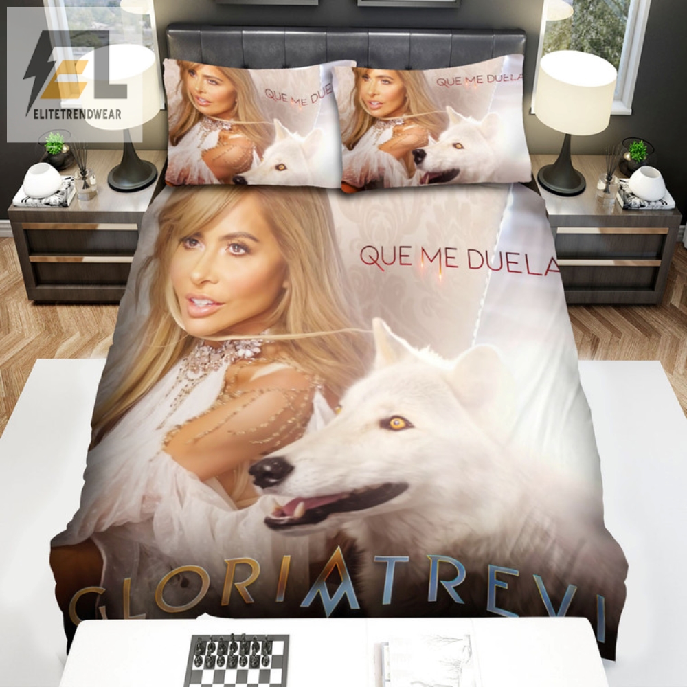 Snuggle With Gloria Trevi  A Wolf Unique Duvet Set Sale