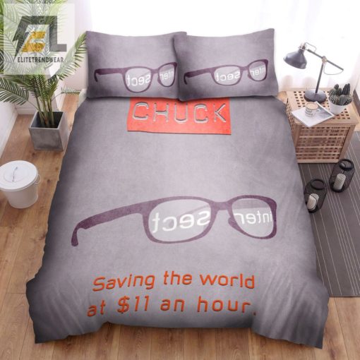 Chuck Saving The World Bedding Fun Unique Affordable elitetrendwear 1