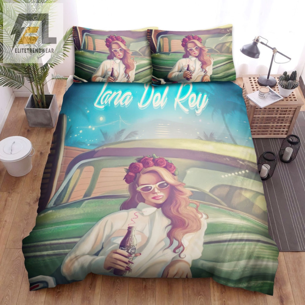Dream With Lana Cozy Quirky Car Art Bedding Set