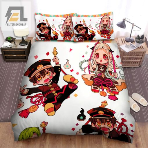 Adorable Chibi Hanakokun Bed Sheets Sleep Like An Anime Hero elitetrendwear 1 1