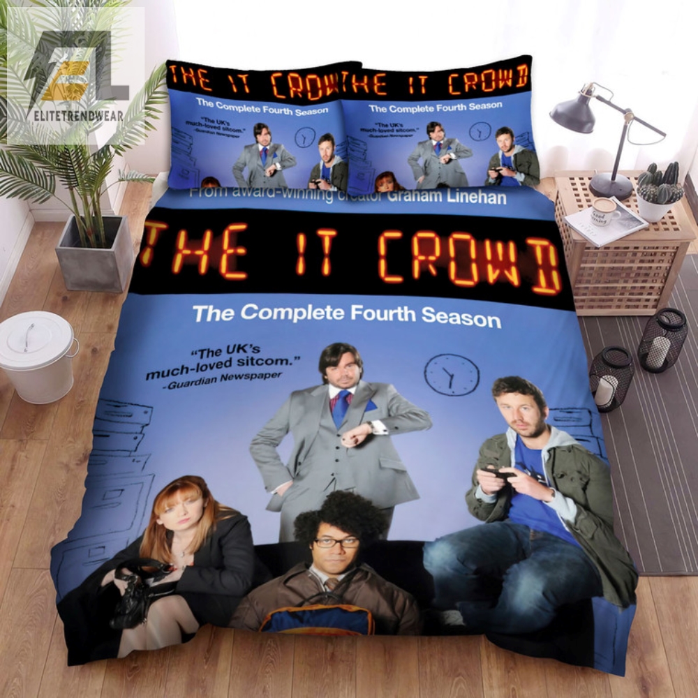 Geek Chic It Crowd Season 4 Poster Bedding Set