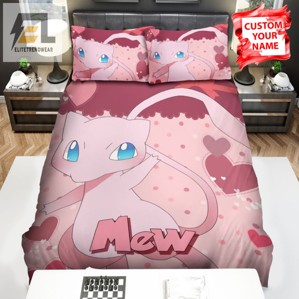 Catch Zs With Mew Hearts Polka Dot Duvet  Purrfection