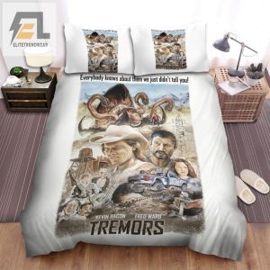 Tremors Movie Poster Bedding Snuggle With A Laugh elitetrendwear 1 1