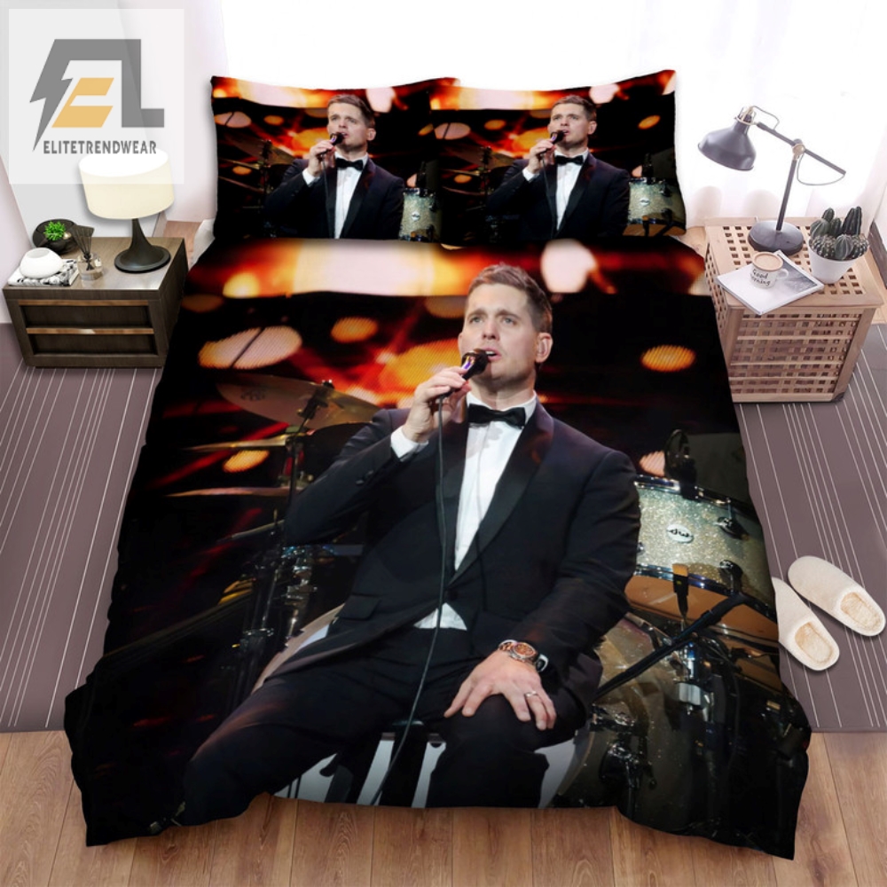 Snuggle With Bublé Comfy  Comical Bedding Sets