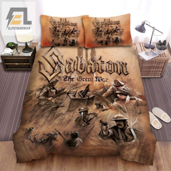 Rock Out In Bed Sabaton Great War Duvet Comfy Epic elitetrendwear 1 1