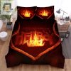 Sleep Like A Demon Hellboy Logo Bedding Sets Hehehe elitetrendwear 1