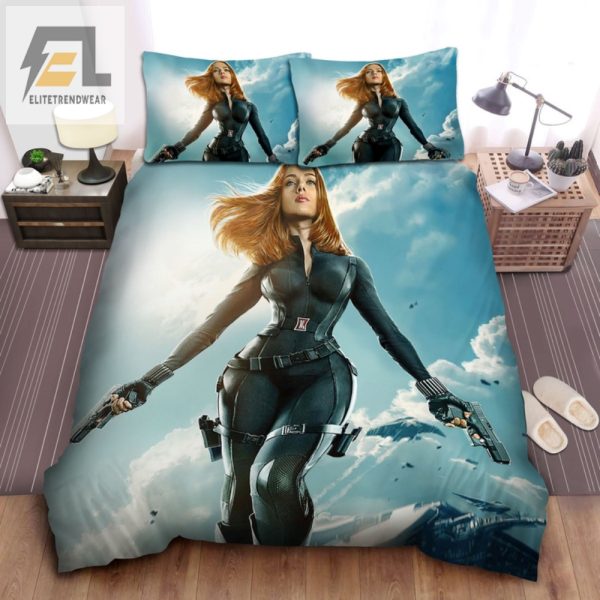 Hilarious Hero Snuggle Black Widow Winter Soldier Bedding elitetrendwear 1