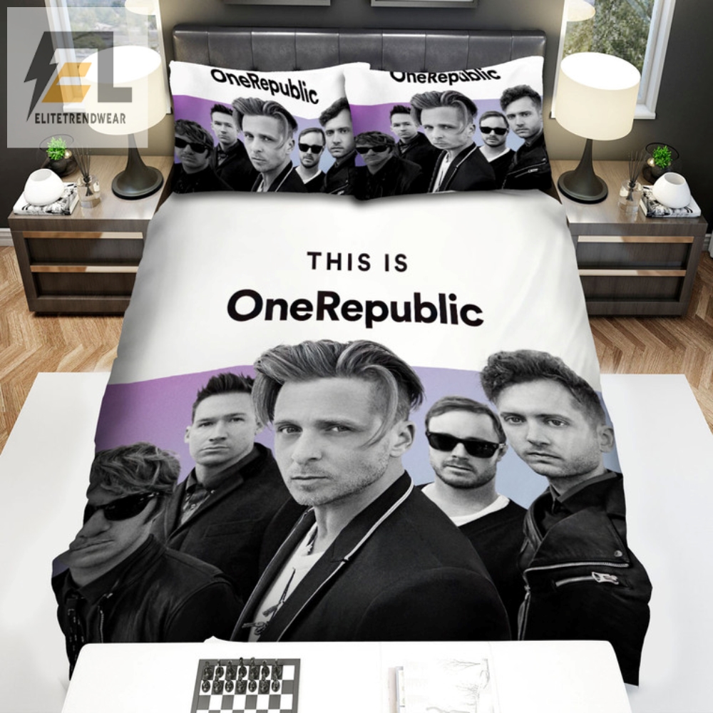 Rock Out In Bed One Republic Album Cover Bedding Set