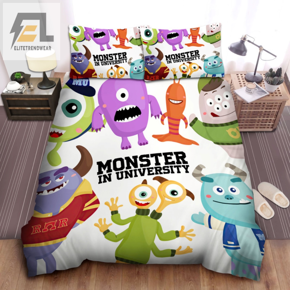 Scare School Chic Monster U Bedding For A Fearsome Sleep