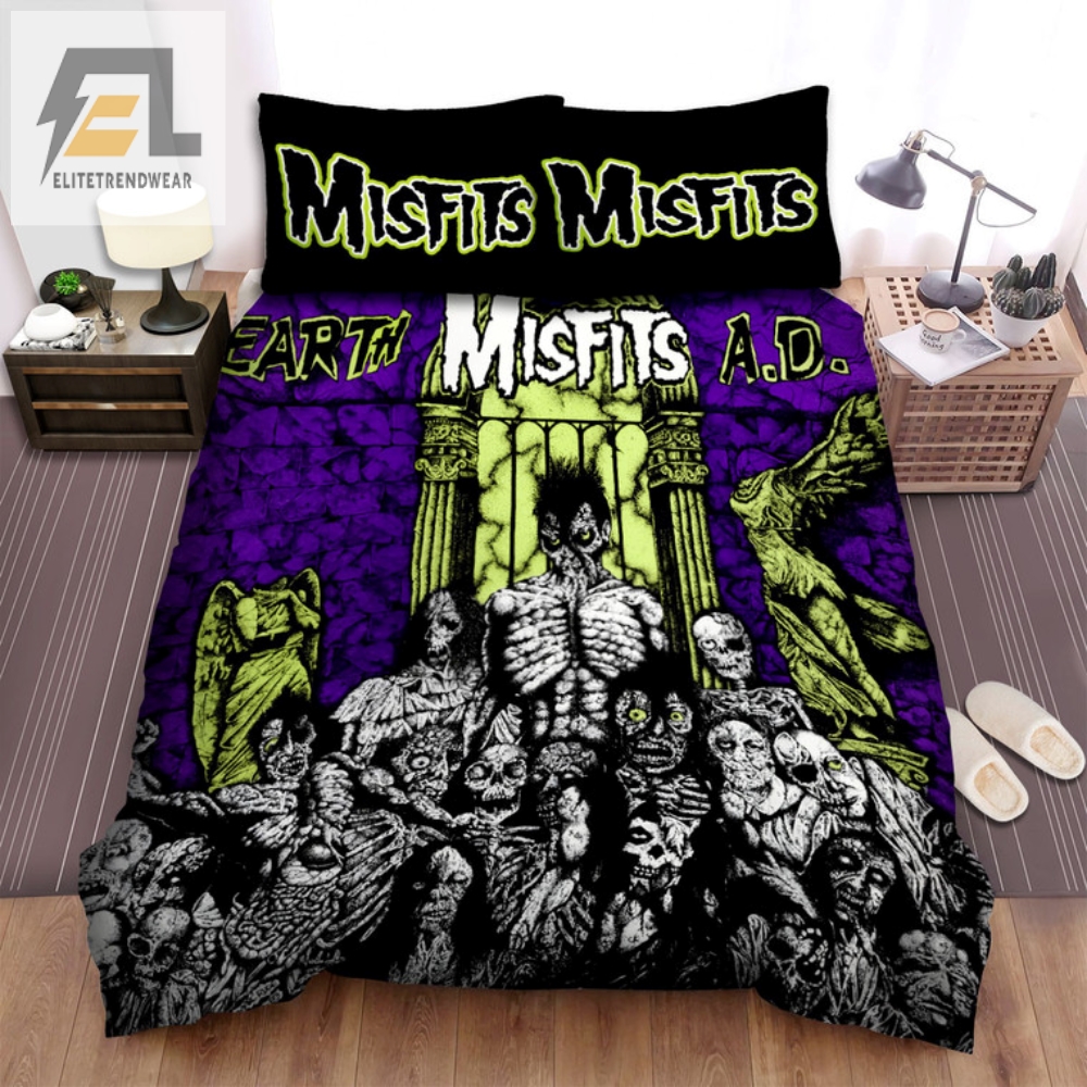 Sleep With The Misfits Rockin Earth A.D. Bedding Sets