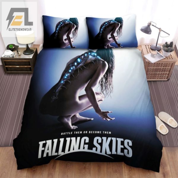 Survive Or Snuggle Falling Skies Alien Bedding Set elitetrendwear 1