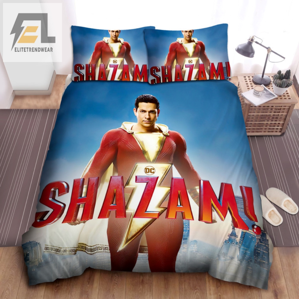 Zap Snuggle Up With Shazam Bed Sheets  Heroic Comfort