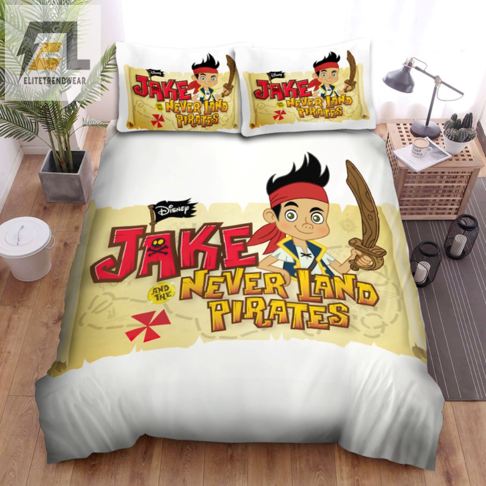 Ahoy Snazzy Jake Pirates Logo Bedding  Dream Like A Pirate