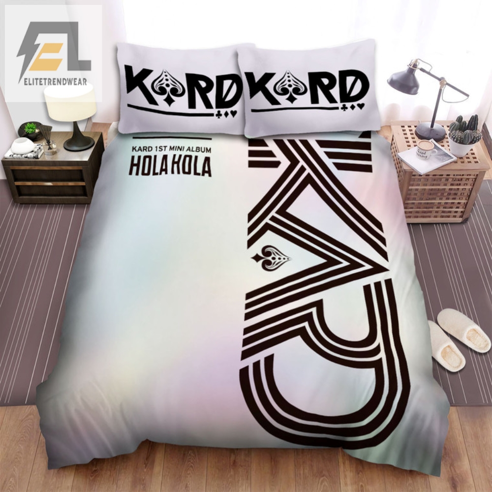 Snuggle Up With Kard Hola Hola Fun Album Cover Bedding elitetrendwear 1
