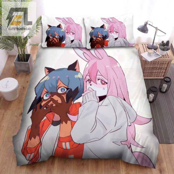 Snuggle With Michiru Nazuna Unique Anime Bedding Set elitetrendwear 1