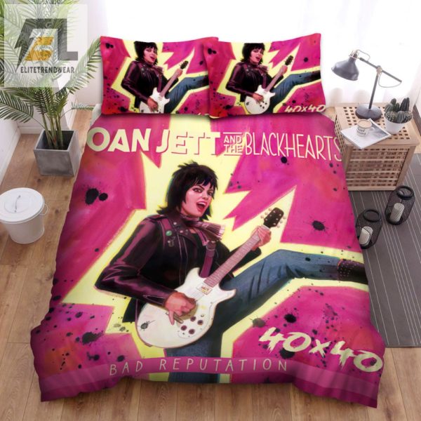 Rock On In Bed Joan Jett Badreputation Bedding Sets elitetrendwear 1