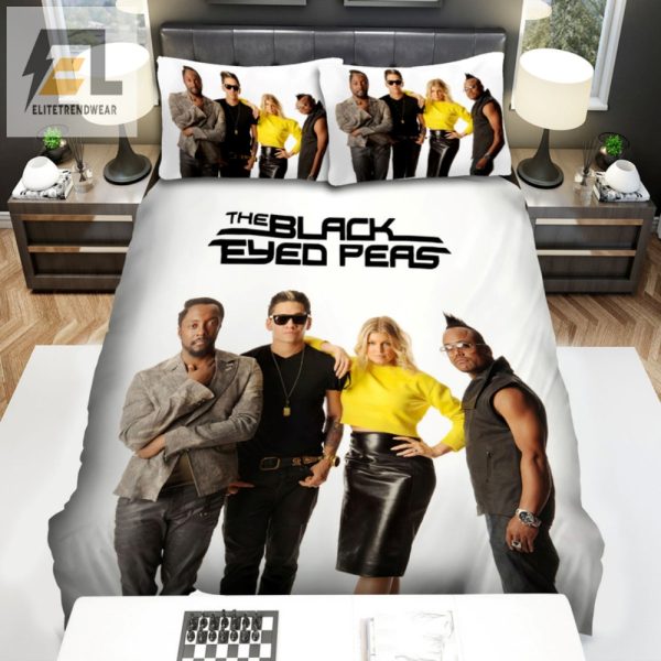 Peas In A Pod Funny Black Eyed Peas Band Bedding Set elitetrendwear 1 1