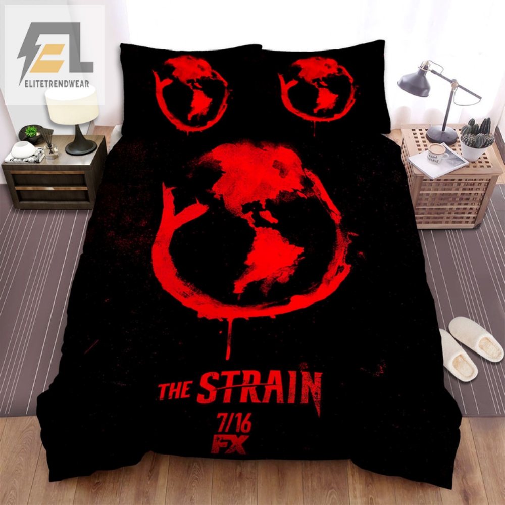 Sleep Tight With The Strain S4 Movie Poster Bedding Set