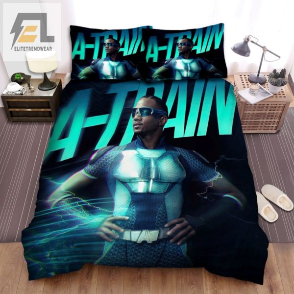 Zoom Into Dreams Atrain Poster Bed Sheets Duvet Set elitetrendwear 1 1