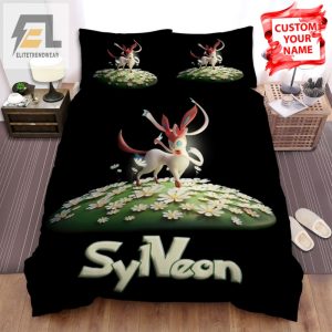 Snuggle With Sylveon Fun 3D Pokemon Bedding Set elitetrendwear 1 1